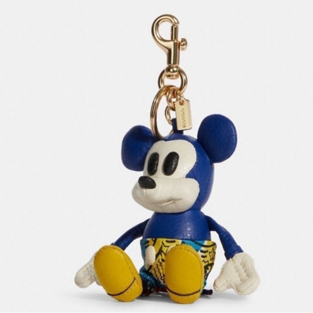 Coach Disney Mickey Mouse X Keith Haring Collectible Bag Charm NWT - Picture 1 of 3